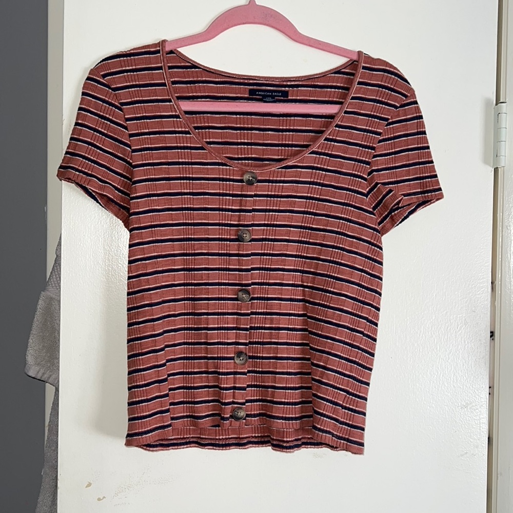 Striped crop top